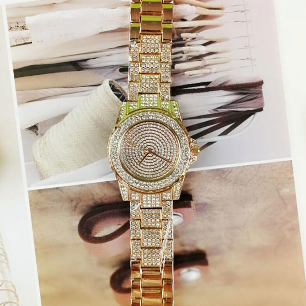 1Pcs Rhinestone Women Wristwat - огляд і ціна Luxury Watch Gift For Her